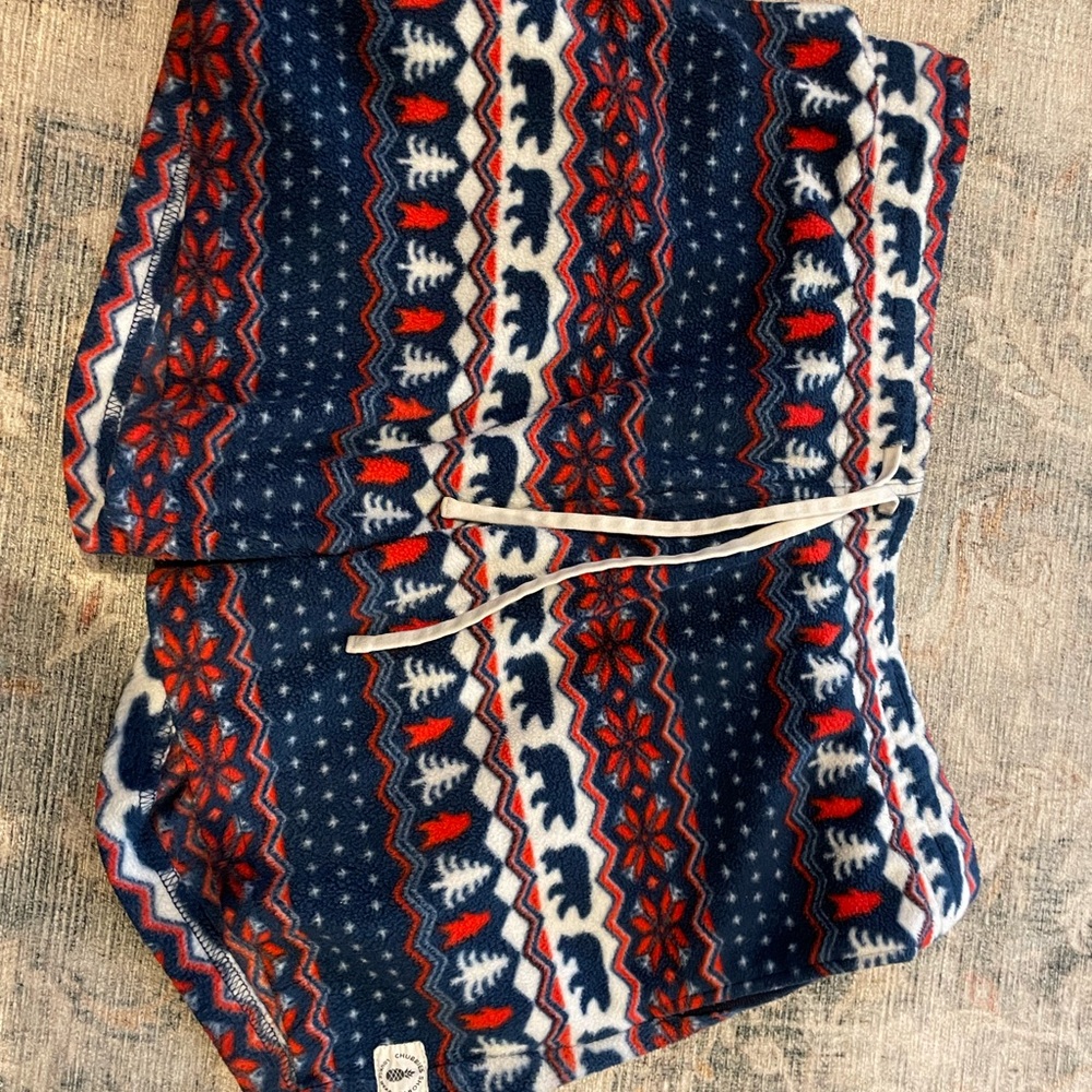 Chubbies Fleece Sweatpant Pants with Bear Pattern